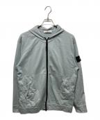 STONE ISLANDストーンアイランド）の古着「袖パッチジップアップパーカー」｜ブルー