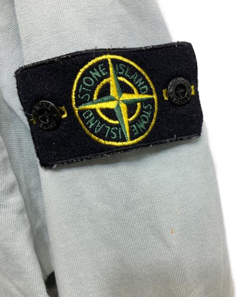 STONE ISLAND（ストーンアイランド）STONE ISLAND (ストーンアイランド) 袖パッチジップアップパーカー ブルー サイズ:Lの古着・服飾アイテム