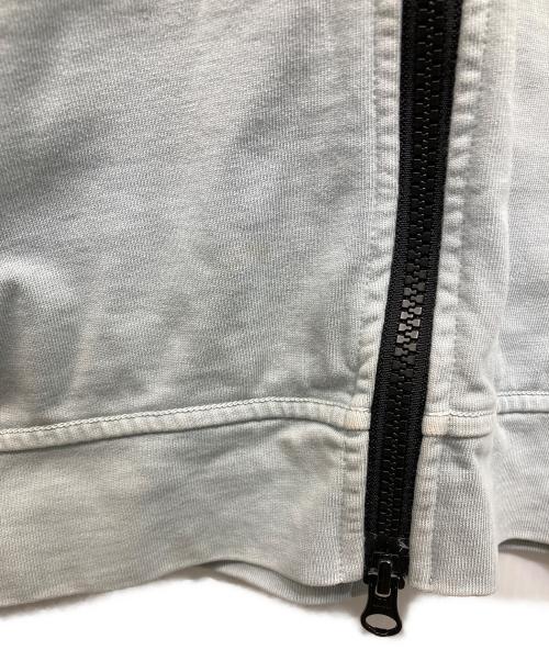 STONE ISLAND（ストーンアイランド）STONE ISLAND (ストーンアイランド) 袖パッチジップアップパーカー ブルー サイズ:Lの古着・服飾アイテム