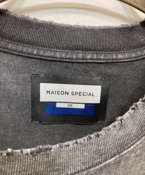 MAISON SPECIAL（メゾンスペシャル）MAISON SPECIAL (メゾンスペシャル) Prime-Over Crew Neck T-Shirt グレー サイズ:2の古着・服飾アイテム