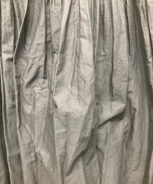mizuiro-ind（ミズイロインド）mizuiro-ind (ミズイロインド) pin tuck waist gather waide OP 3color ブラック サイズ:FREEの古着・服飾アイテム