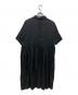 mizuiro-ind (ミズイロインド) pin tuck waist gather waide OP 3color ブラック サイズ:FREE：8000円
