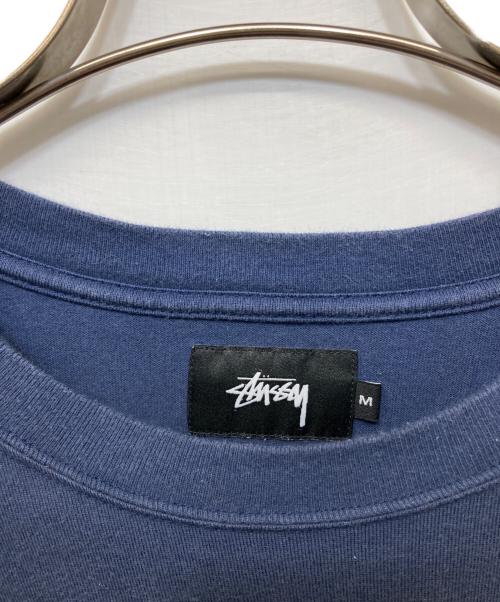 stussy（ステューシー）stussy (ステューシー) フェイクレイヤードカットソー ネイビー サイズ:Mの古着・服飾アイテム