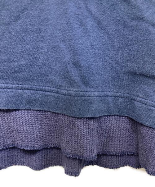 stussy（ステューシー）stussy (ステューシー) フェイクレイヤードカットソー ネイビー サイズ:Mの古着・服飾アイテム
