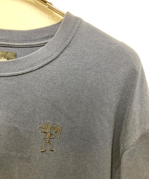 stussy（ステューシー）stussy (ステューシー) フェイクレイヤードカットソー ネイビー サイズ:Mの古着・服飾アイテム