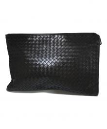 BOTTEGA VENETA（ボッテガベネタ）の古着「クラッチバッグ」｜ブラウン