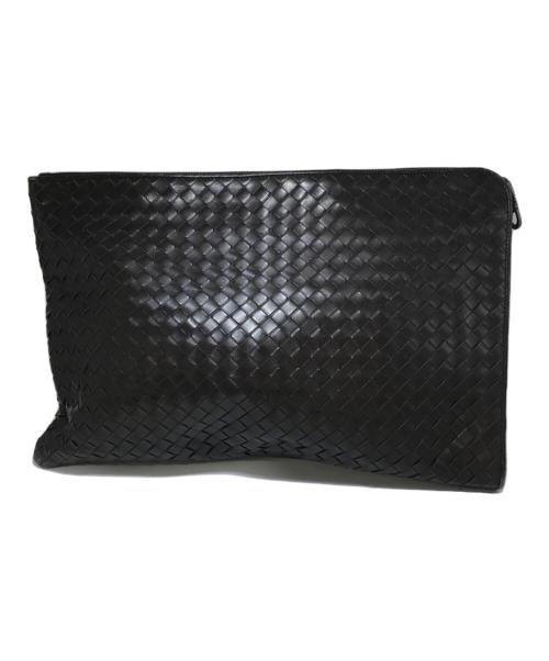 BOTTEGA VENETA（ボッテガベネタ）BOTTEGA VENETA (ボッテガベネタ) クラッチバッグ ブラウンの古着・服飾アイテム