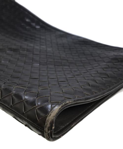 BOTTEGA VENETA（ボッテガベネタ）BOTTEGA VENETA (ボッテガベネタ) クラッチバッグ ブラウンの古着・服飾アイテム