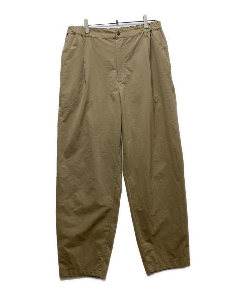 NANGA（ナンガ）NANGA (ナンガ) DOT AIR COMFY TUCK TAPERED PANTS ベージュ サイズ:Lの古着・服飾アイテム
