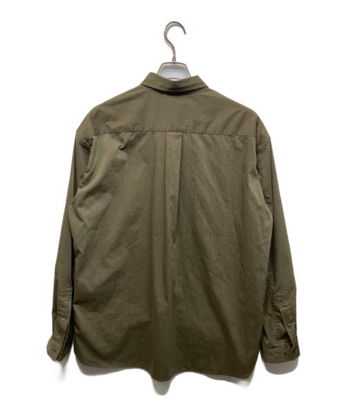 NANGA（ナンガ）NANGA (ナンガ) タキビ リップストップ キャンプシャツ カーキ サイズ:Lの古着・服飾アイテム