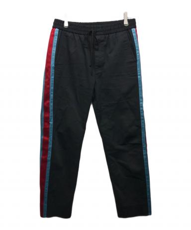 O*O様 GUCCI グッチ スラックス 44 中古・古着通販】GUCCI (グッチ) サイドラインイージーパンツ ネイビー