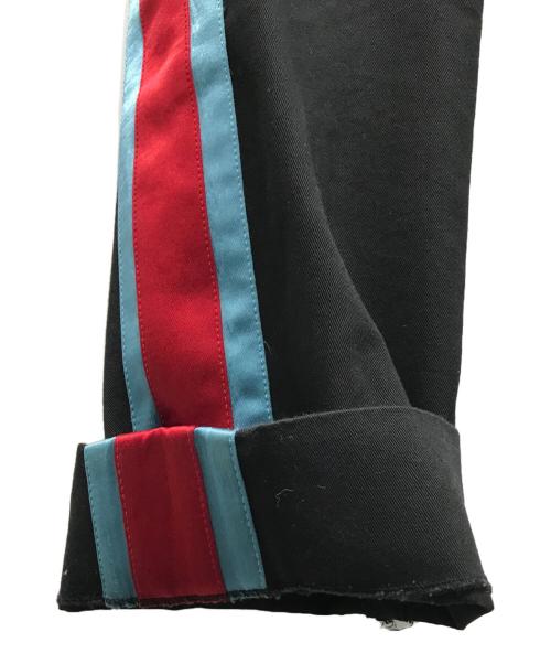 GUCCI（グッチ）GUCCI (グッチ) サイドラインイージーパンツ ネイビー サイズ:44の古着・服飾アイテム