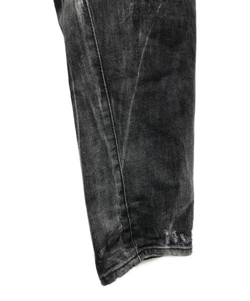 DSQUARED2（ディースクエアード）DSQUARED2 (ディースクエアード) ダメージデニムパンツ ブラック サイズ:48の古着・服飾アイテム