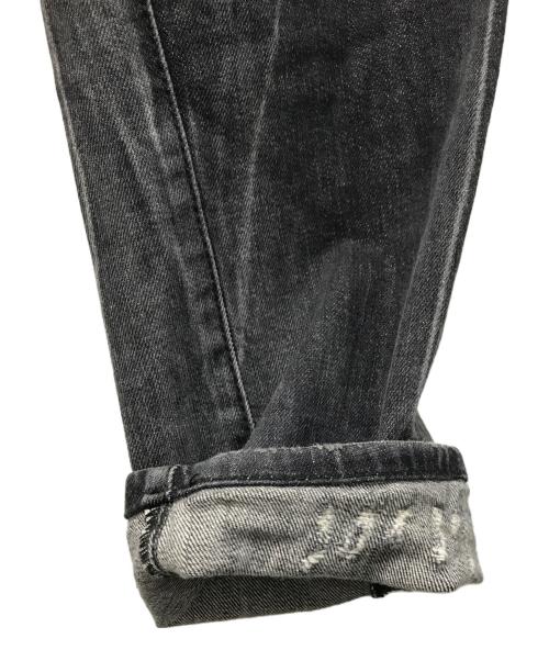 DSQUARED2（ディースクエアード）DSQUARED2 (ディースクエアード) ダメージデニムパンツ ブラック サイズ:48の古着・服飾アイテム