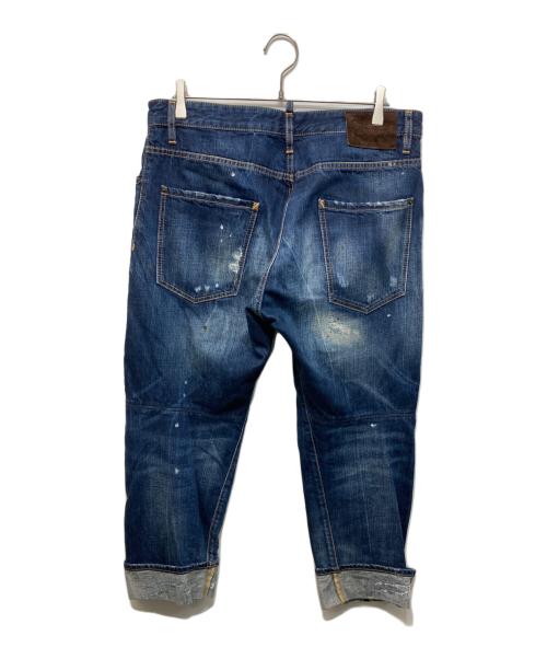 DSQUARED2（ディースクエアード）DSQUARED2 (ディースクエアード) WORKWEAR JEAN ロールアップ インディゴ サイズ:48の古着・服飾アイテム