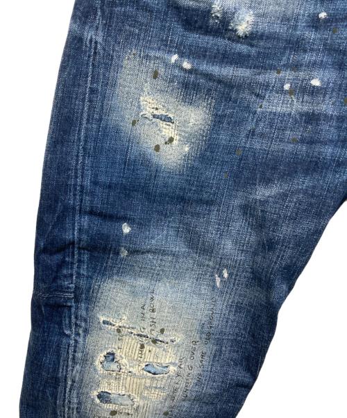 DSQUARED2（ディースクエアード）DSQUARED2 (ディースクエアード) WORKWEAR JEAN ロールアップ インディゴ サイズ:48の古着・服飾アイテム