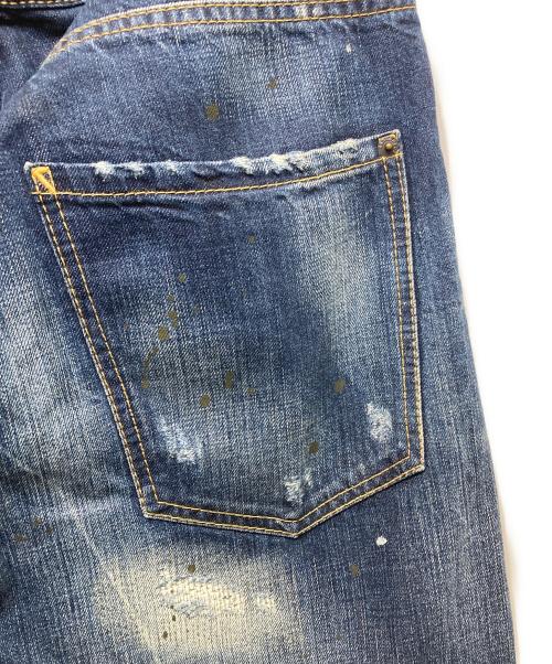 DSQUARED2（ディースクエアード）DSQUARED2 (ディースクエアード) WORKWEAR JEAN ロールアップ インディゴ サイズ:48の古着・服飾アイテム