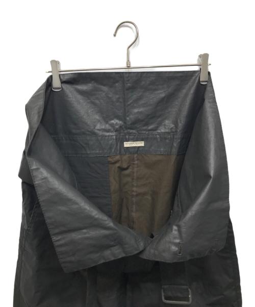 BOTTEGA VENETA（ボッテガベネタ）BOTTEGA VENETA (ボッテガベネタ) ハイウエストコーティングパンツ ブラック サイズ:44の古着・服飾アイテム