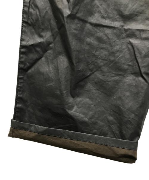 BOTTEGA VENETA（ボッテガベネタ）BOTTEGA VENETA (ボッテガベネタ) ハイウエストコーティングパンツ ブラック サイズ:44の古着・服飾アイテム