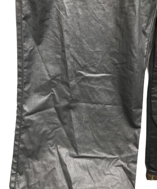 BOTTEGA VENETA（ボッテガベネタ）BOTTEGA VENETA (ボッテガベネタ) ハイウエストコーティングパンツ ブラック サイズ:44の古着・服飾アイテム