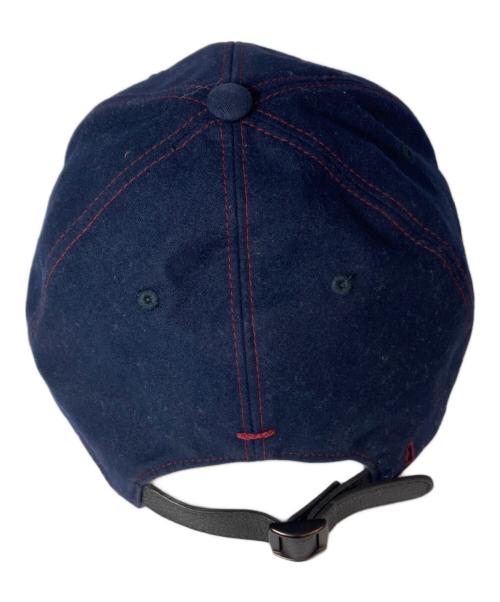 BRUNELLO CUCINELLI（ブルネロクチネリ）BRUNELLO CUCINELLI (ブルネロクチネリ) カシミヤ混キャップ　イタリア製　 ネイビーの古着・服飾アイテム