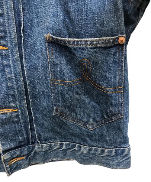 POLO RALPH LAUREN（ポロ・ラルフローレン）POLO RALPH LAUREN (ポロ・ラルフローレン) 襟コーデュロイデニムトラッカージャケット インディゴ サイズ:Lの古着・服飾アイテム