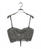 MAISON SPECIALメゾンスペシャル）の古着「Sparkling Layered Camisole」｜グレー