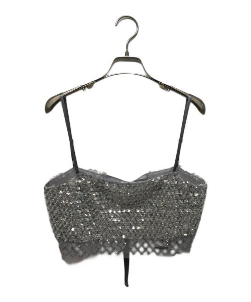 MAISON SPECIAL（メゾンスペシャル）MAISON SPECIAL (メゾンスペシャル) Sparkling Layered Camisole グレー サイズ:FREEの古着・服飾アイテム