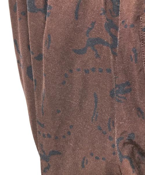 DRIES VAN NOTEN（ドリスヴァンノッテン）DRIES VAN NOTEN (ドリスヴァンノッテン) イージーパンツ ブラウン サイズ:44の古着・服飾アイテム