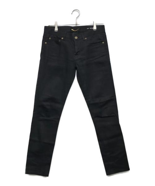 Saint Laurent Paris（サンローランパリ）Saint Laurent Paris (サンローランパリ) スキニーデニムパンツ ブラック サイズ:26の古着・服飾アイテム