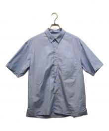 JOHN SMEDLEY×THOMAS MASON（ジョンスメドレー×トーマスメイソン）の古着「半袖シャツ」｜ブルー
