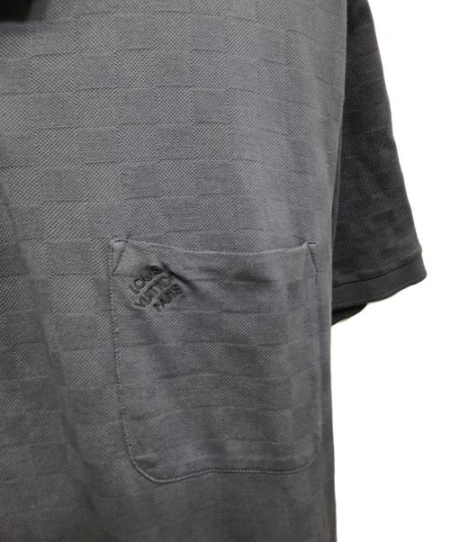 LOUIS VUITTON（ルイ ヴィトン）LOUIS VUITTON (ルイ ヴィトン) ダミエ ポロシャツ グリーン サイズ:XLの古着・服飾アイテム