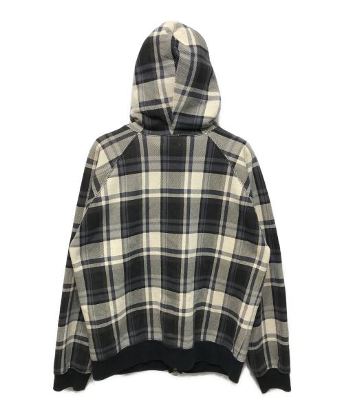 BAPE BY A BATHING APE（ベイプバイアベイシングエイプ）BAPE BY A BATHING APE (ベイプバイアベイシングエイプ) 00’Ｓチェックパーカー ネイビー サイズ:Sの古着・服飾アイテム