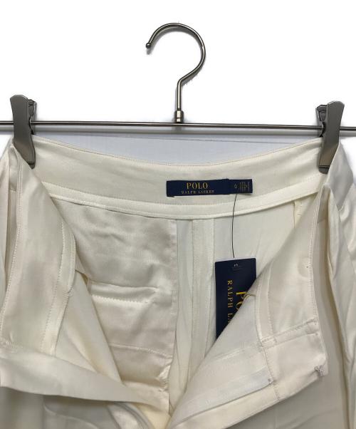 POLO RALPH LAUREN（ポロ・ラルフローレン）POLO RALPH LAUREN (ポロ・ラルフローレン) レーヨンワイドパンツ アイボリー 未使用品の古着・服飾アイテム