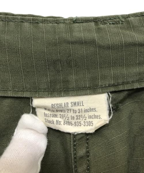 US ARMY（ユーエスアーミー）US ARMY (ユーエスアーミー) ジャングルファティーグパンツ カーキ サイズ:Sの古着・服飾アイテム