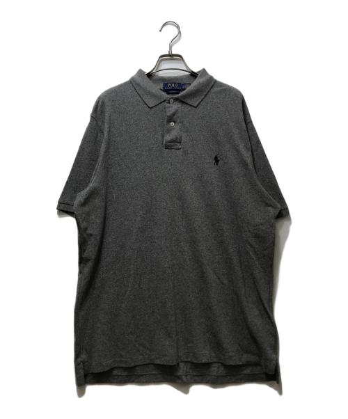 POLO RALPH LAUREN（ポロ・ラルフローレン）POLO RALPH LAUREN (ポロ・ラルフローレン) ポロ刺繍半袖ポロシャツ グレー サイズ:Lの古着・服飾アイテム