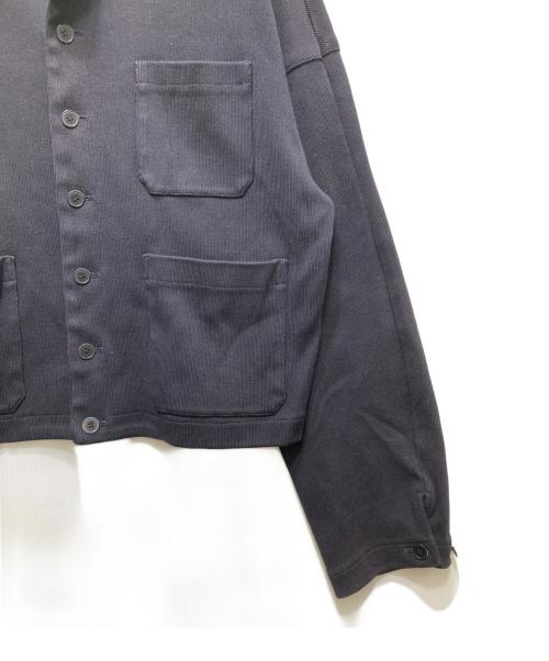 AURALEE（オーラリー）AURALEE (オーラリー) 22AW SUPER HEAVY COTTON RIB CARDIGAN（スーパーヘビーコットンリブカーディガン）A22SC01GF ネイビー サイズ:1の古着・服飾アイテム