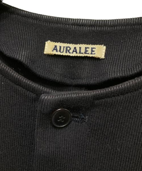 AURALEE（オーラリー）AURALEE (オーラリー) 22AW SUPER HEAVY COTTON RIB CARDIGAN（スーパーヘビーコットンリブカーディガン）A22SC01GF ネイビー サイズ:1の古着・服飾アイテム