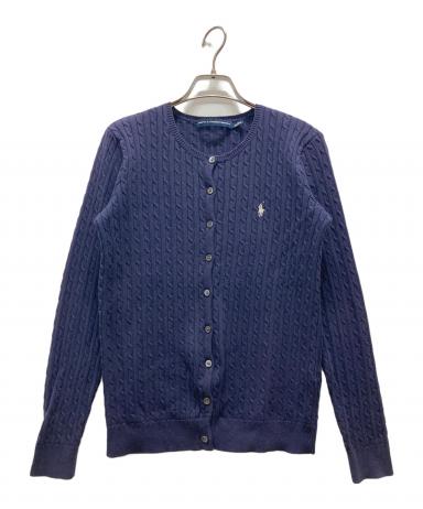 POLO RALPH LAURENケーブルカーディガンネイビー 中古・古着通販】RALPH LAUREN SPORT (ラルフローレン スポーツ