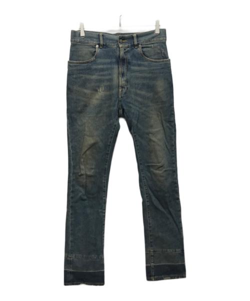 Maison Margiela（メゾンマルジェラ）Maison Margiela (メゾンマルジェラ) ダメージ加工デニムパンツ インディゴ サイズ:30の古着・服飾アイテム
