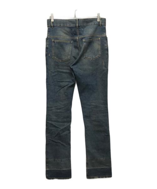 Maison Margiela（メゾンマルジェラ）Maison Margiela (メゾンマルジェラ) ダメージ加工デニムパンツ インディゴ サイズ:30の古着・服飾アイテム