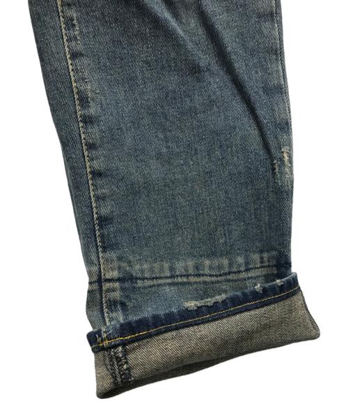 Maison Margiela（メゾンマルジェラ）Maison Margiela (メゾンマルジェラ) ダメージ加工デニムパンツ インディゴ サイズ:30の古着・服飾アイテム
