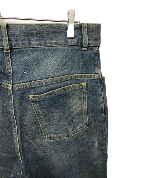 Maison Margiela（メゾンマルジェラ）Maison Margiela (メゾンマルジェラ) ダメージ加工デニムパンツ インディゴ サイズ:30の古着・服飾アイテム