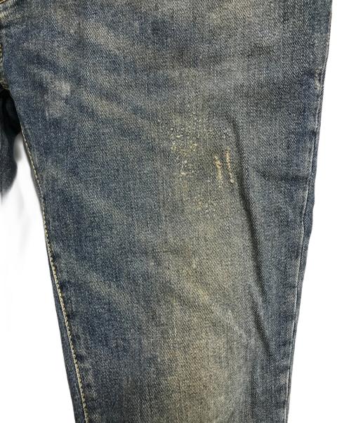 Maison Margiela（メゾンマルジェラ）Maison Margiela (メゾンマルジェラ) ダメージ加工デニムパンツ インディゴ サイズ:30の古着・服飾アイテム
