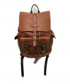 COACHコーチ）の古着「HUDSON リュック」｜ブラウン