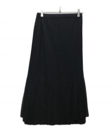 PLEATS PLEASE（プリーツプリーズ）の古着「プリーツスカート」｜ブラック