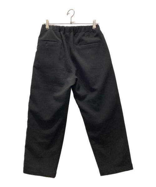 ESTNATION（エストネーション）ESTNATION (エストネーション) ダブルクロスイージートラウザー ブラック サイズ:Sの古着・服飾アイテム