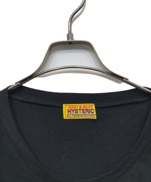 Hysteric Glamour（ヒステリックグラマー）Hysteric Glamour (ヒステリックグラマー) HG GOOD TIME COMIN Tシャツ ブラック サイズ:FREEの古着・服飾アイテム
