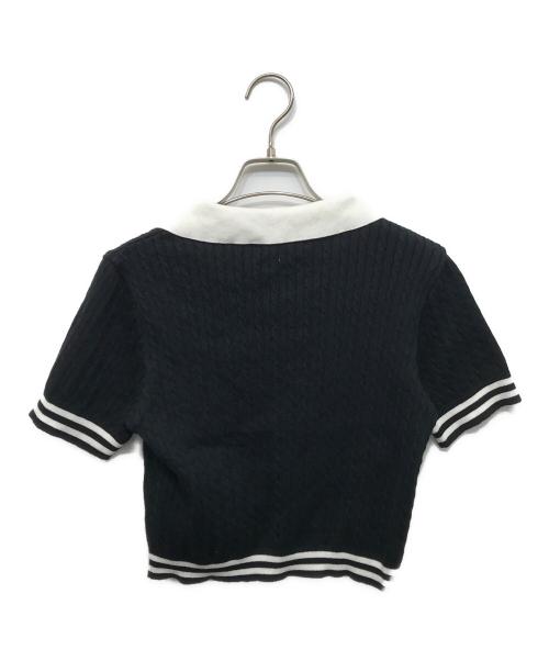 Hysteric Glamour（ヒステリックグラマー）Hysteric Glamour (ヒステリックグラマー) 75ジャカード チビシャツ ブラック サイズ:FREEの古着・服飾アイテム