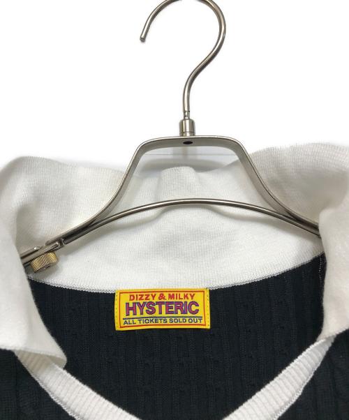 Hysteric Glamour（ヒステリックグラマー）Hysteric Glamour (ヒステリックグラマー) 75ジャカード チビシャツ ブラック サイズ:FREEの古着・服飾アイテム